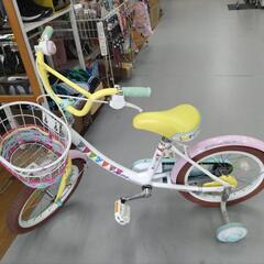 J022  16インチ  カラフルな子供自転車(補助輪付き)  ...