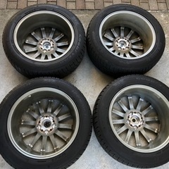 ⭐️E52エルグランドで使用 グッドイヤーアイスナビ6アルミ4本セット 美品