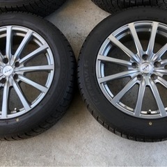 ⭐️E52エルグランドで使用 グッドイヤーアイスナビ6アルミ4本セット 美品