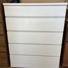 【トレファク花小金井店】ニトリ/5段チェスト/ホワイト/中古家具/武蔵野市/小平市/小金井市/国分寺市/杉並区/買取/販売