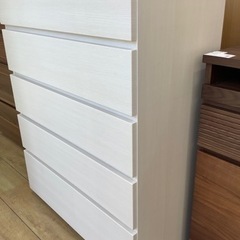 【トレファク花小金井店】ニトリ/5段チェスト/新生活/中古家具/武蔵野市/小平市/小金井市/国分寺市/杉並区/買取/販売 トレファク花小金井店】ニトリ/5段チェスト/ホワイト/中古家具/武蔵野