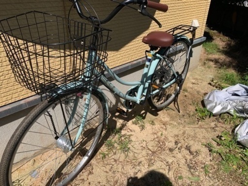 自転車(ブルー)26インチ