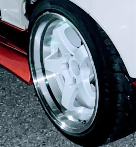 値下げ！ クリーブレーシング 17インチ 9J +18 pcd114.3 深リム ホイール ２本 セット