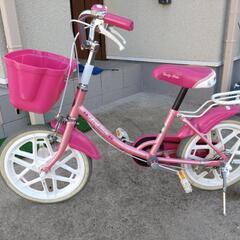 女児用自転車　16インチ　ピンク
