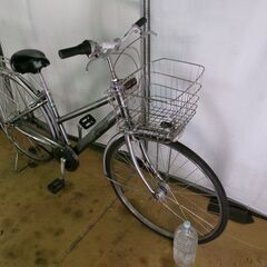 C242　限定特価　整備済み★ブリヂストン　アルベルト　シルバー★ 中古自転車 【27インチ 】