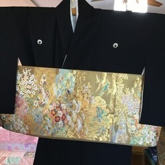 留袖　帯　帯締め　帯揚げ　草履　センス