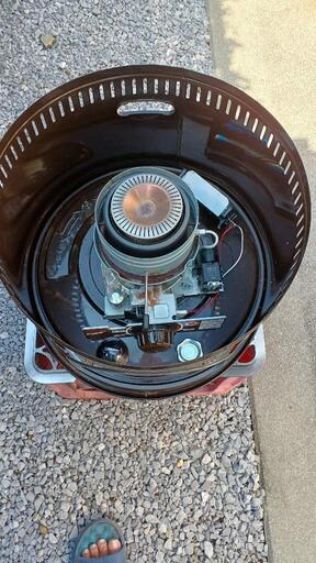 X102-46 トヨトミ トヨホームヒーター HH-S219E 木目 未使用 TOYOTOMI