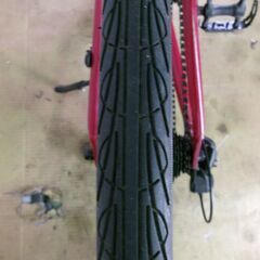 C248★23800円★整備済み スポーツ中古自転車 パナソニック　レッド　カゴライト付き【クロスバイク】(*^▽^*)