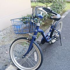 子供用自転車18インチ　青色