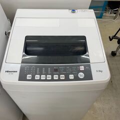 洗濯機　No.3746　ハイセンス　2019年製　5.5kg　H...