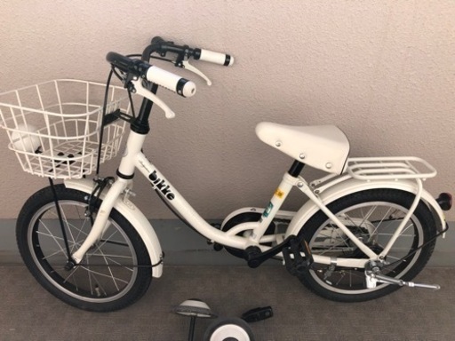 ブリヂストンBikke（白）子供用16インチ 中古