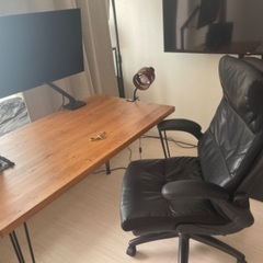 ニトリ　ワークチェア(クロウド MC BK）