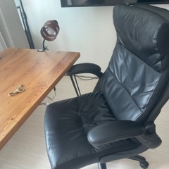 ニトリ　ワークチェア(クロウド MC BK）