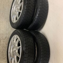 受付中）軽自動車 スタッドレスタイヤ 美品ホイールセット ダンロップ 