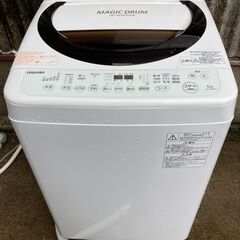 東芝　6キロ　洗濯機　2016年製　AW-6D3M　美品　中古　東海エリア限定の画像