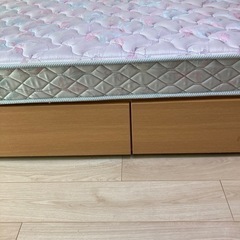 シングルベッド、マットセット美品