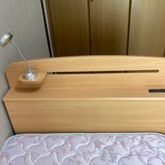 シングルベッド、マットセット美品