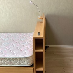 シングルベッド、マットセット美品