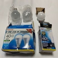 LED、40w電球、3個セット