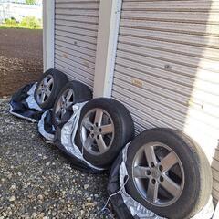 最終値下げ」【ダンロップ】195/65R15 純正ホイール タイヤ 4本セット 