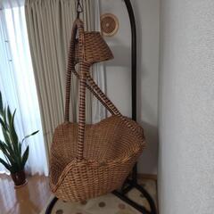 ラタン調バンキングチェア