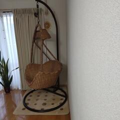 ラタン調バンキングチェア