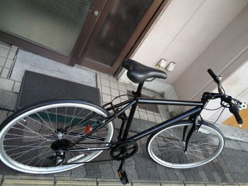 26吋 700cシティークロスバイク 6speed/ブラック 楽天市場】クロス