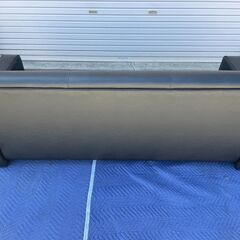 三人がけソファ ブラック 引き取り限定