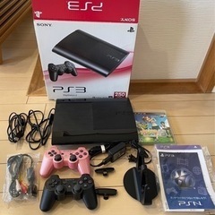 PS3 コントローラー2個　充電ドック　ソフト1本