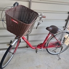 ママチャリ子乗せ3人乗り！ギア付き！