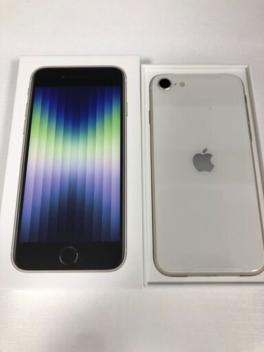 iPhone SE 第3世代 64GB SIMフリー スターライト (横浜駅手渡し) - au