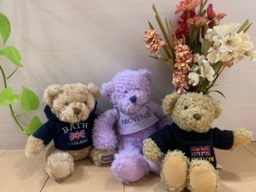 急募 9月30日取引終了 テディベアくまぬいぐるみセット海外おもちゃ Y 竜王のおもちゃ ぬいぐるみ の中古あげます 譲ります ジモティーで不用品の処分