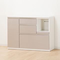 ニトリ　キッチンカウンター　アルミナ2 120CT SI