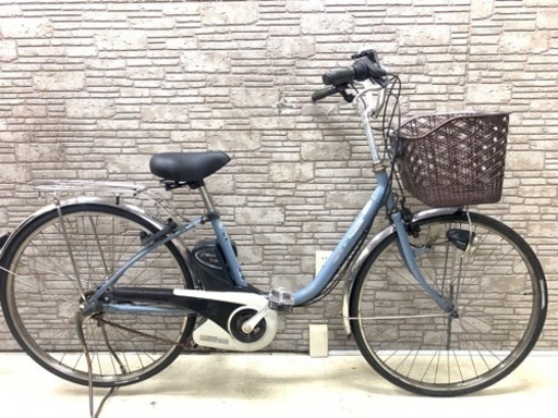 東京23区配達無料　新基準 Panasonic パナソニック ビビSS 5Ah 電動自転車☆中古☆パナ ⑧