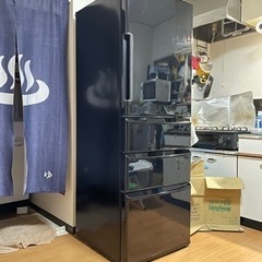 AQUA ノンフロン冷凍冷蔵庫　355L 2017年製