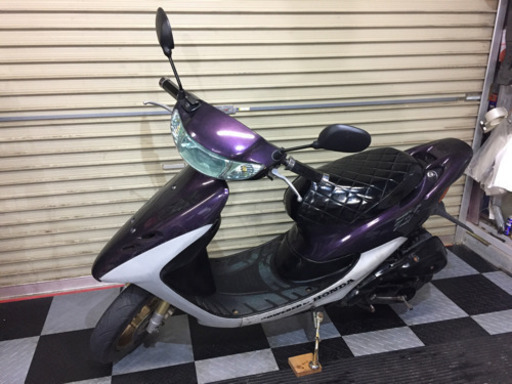 埼玉県深谷市 ホンダ ライブディオ ZX⑦ AF35 原付 スクーター 50cc 通勤 通学 バイク パープル [ZZ ZR AF34 レッツ2お探しの方などに如何でしょうか^^
