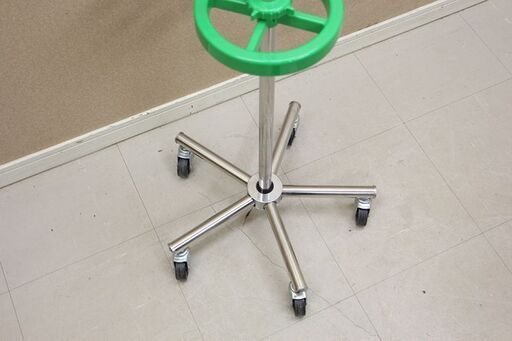 キャスター付き点滴用器具 点滴スタンド 5脚 5本脚 丸棒吊り具 