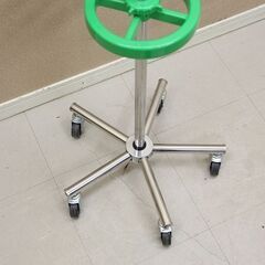 キャスター付き点滴用器具　点滴スタンド　5脚　5本脚　丸棒吊り具　歩行可能 ② (J1120ykaY)