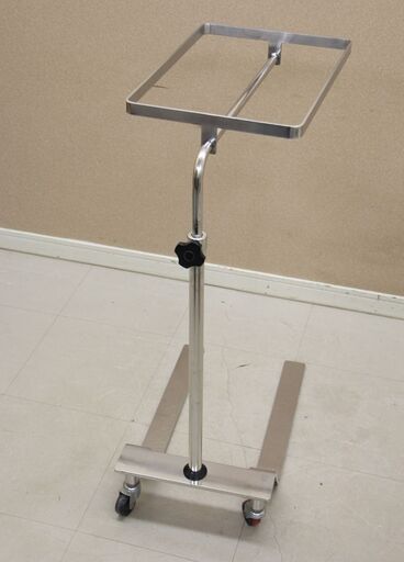サンコー ステンレストレーサイドテーブル メディカルワゴン カート キャスター 医療器具 (J1123hnhY) サンコー ステンレストレーサイドテーブル メディカルワゴン カート