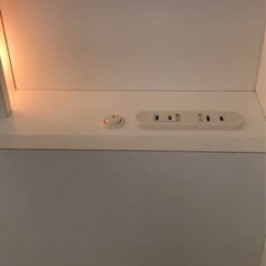 ニトリ　照明・収納付きシングルベッドフレーム