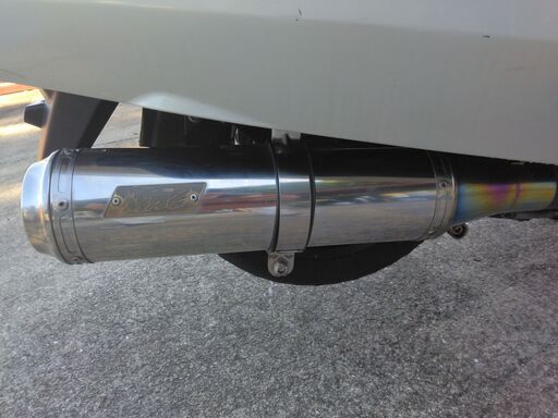 ⭐ヤマハマグザム250 SG17J 白 ローダウン車 マフラーの音が良い