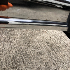 70系ランクル中古綺麗な前バンパー-電動車椅子(suzuki)