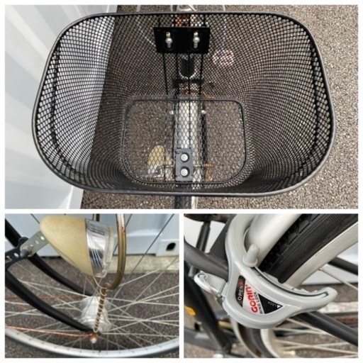 No.305 【LEDオートライト、6段変速】☆激安☆ 中古自転車 27インチ 軽