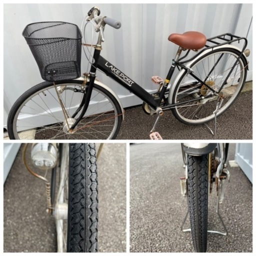 No.305 【LEDオートライト、6段変速】☆激安☆ 中古自転車 27