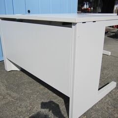 事務机　L型ラウンドデスク　左ラウンド　1600ｘ1200　イナバ製DU-FP1612WT7