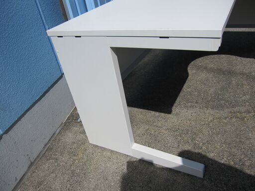 事務机 L型デスク 右ラウンド ホワイト イナバ製DU-FP1612WT7 - 机 