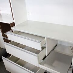 IDC大塚家具 グランデ 食器棚 キッチンボード 中古家具 店頭引取歓迎 R6511)