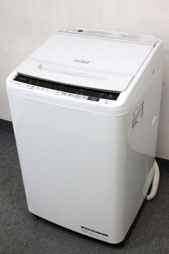 HITACHI/日立 全自動洗濯乾燥機 ビートウォッシュ 洗濯8.0kg BW-V80E-W ホワイト 2019年製 中古家電 店頭引取歓迎 R6535)