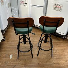 カウンターテーブル+タムチェア2脚セット ハイチェア バーテーブル 木製   💳自社配送時🌟代引き可💳※現金、クレジット、スマホ決済対応※【送料に設置込】