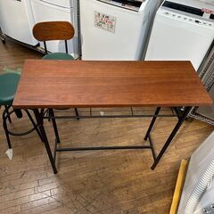 カウンターテーブル+タムチェア2脚セット ハイチェア バーテーブル 木製   💳自社配送時🌟代引き可💳※現金、クレジット、スマホ決済対応※【送料に設置込】